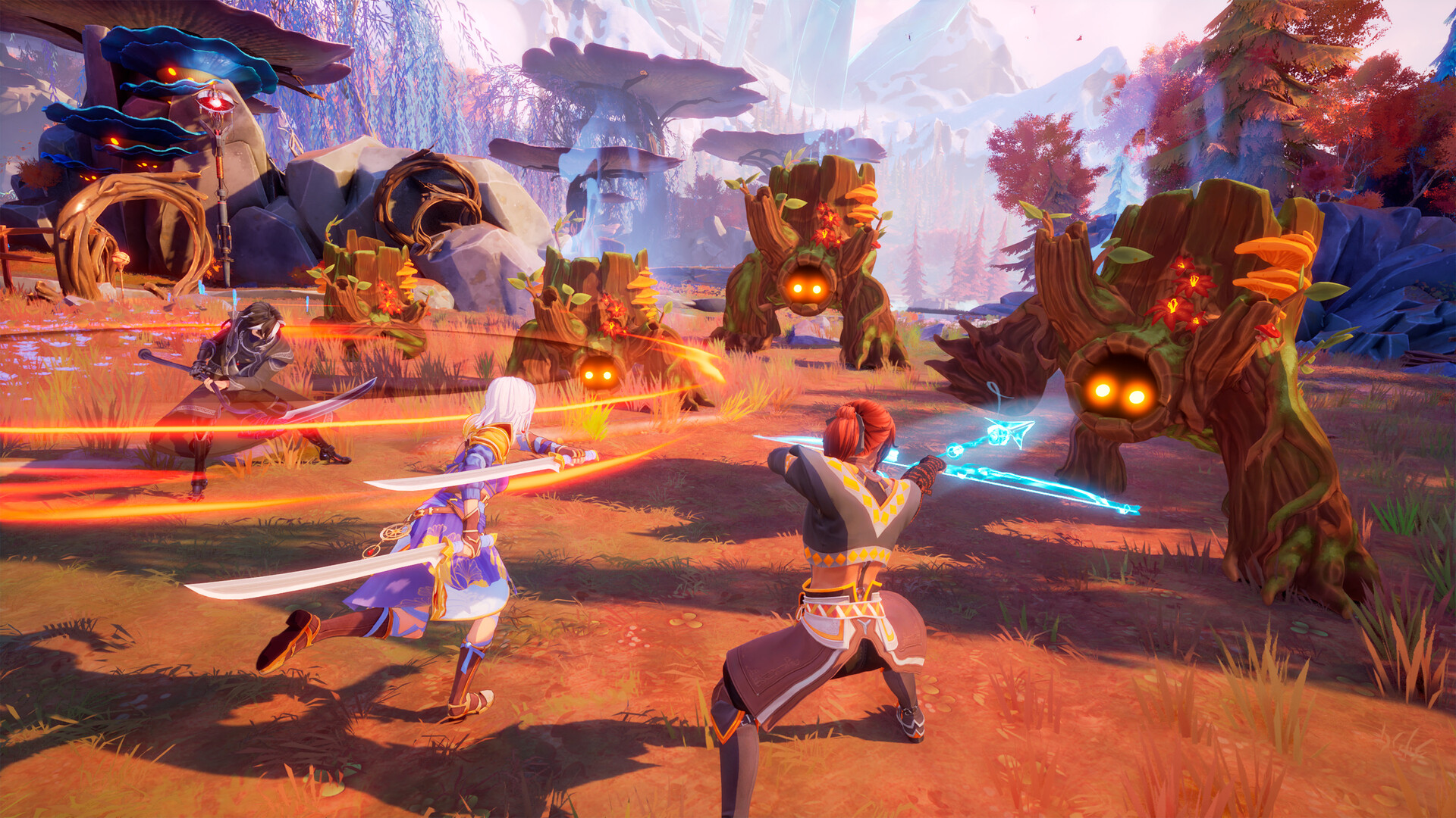 Edge of Memories release date - official screenshot of combat